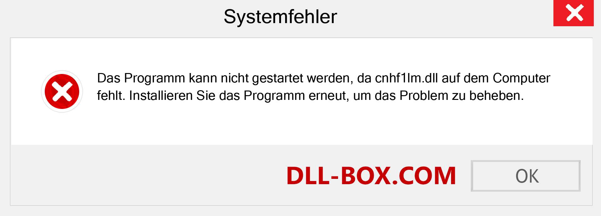 cnhf1lm.dll-Datei fehlt?. Download für Windows 7, 8, 10 - Fix cnhf1lm dll Missing Error unter Windows, Fotos, Bildern