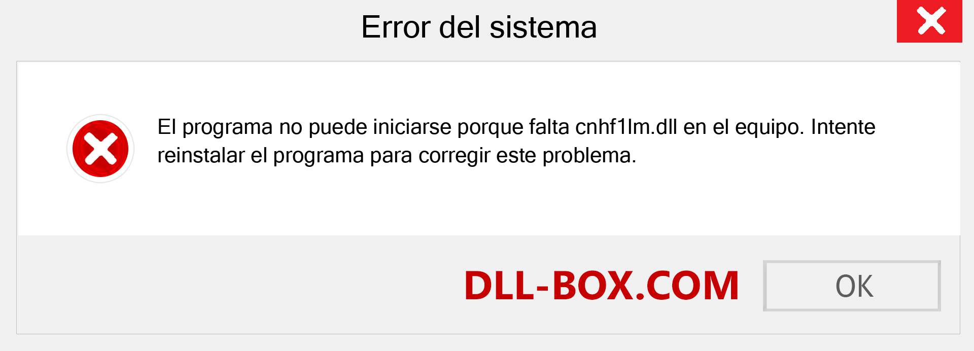 ¿Falta el archivo cnhf1lm.dll ?. Descargar para Windows 7, 8, 10 - Corregir cnhf1lm dll Missing Error en Windows, fotos, imágenes